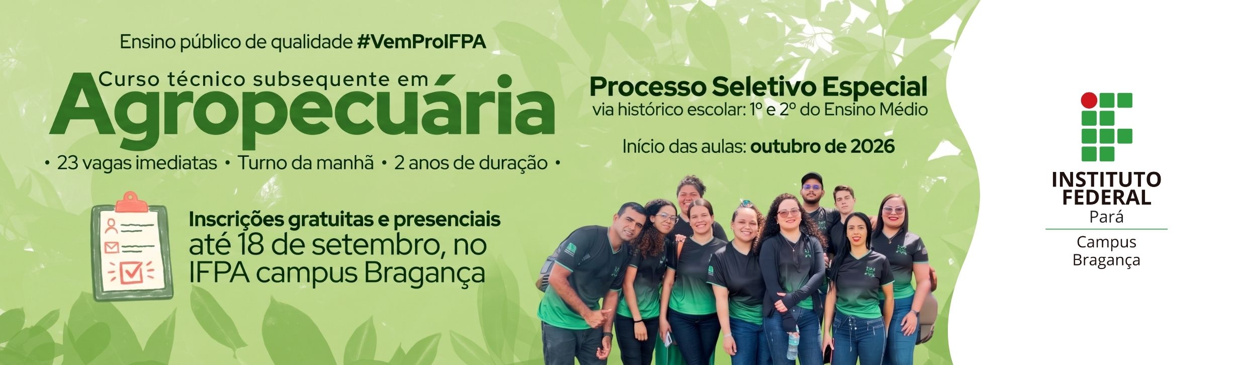 PSE de Vagas Remanescentes de Agropecuária